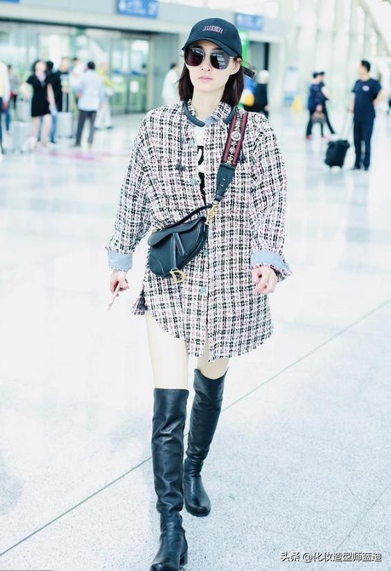 王丽坤黑色西装搭配,王丽坤穿搭黑色西服