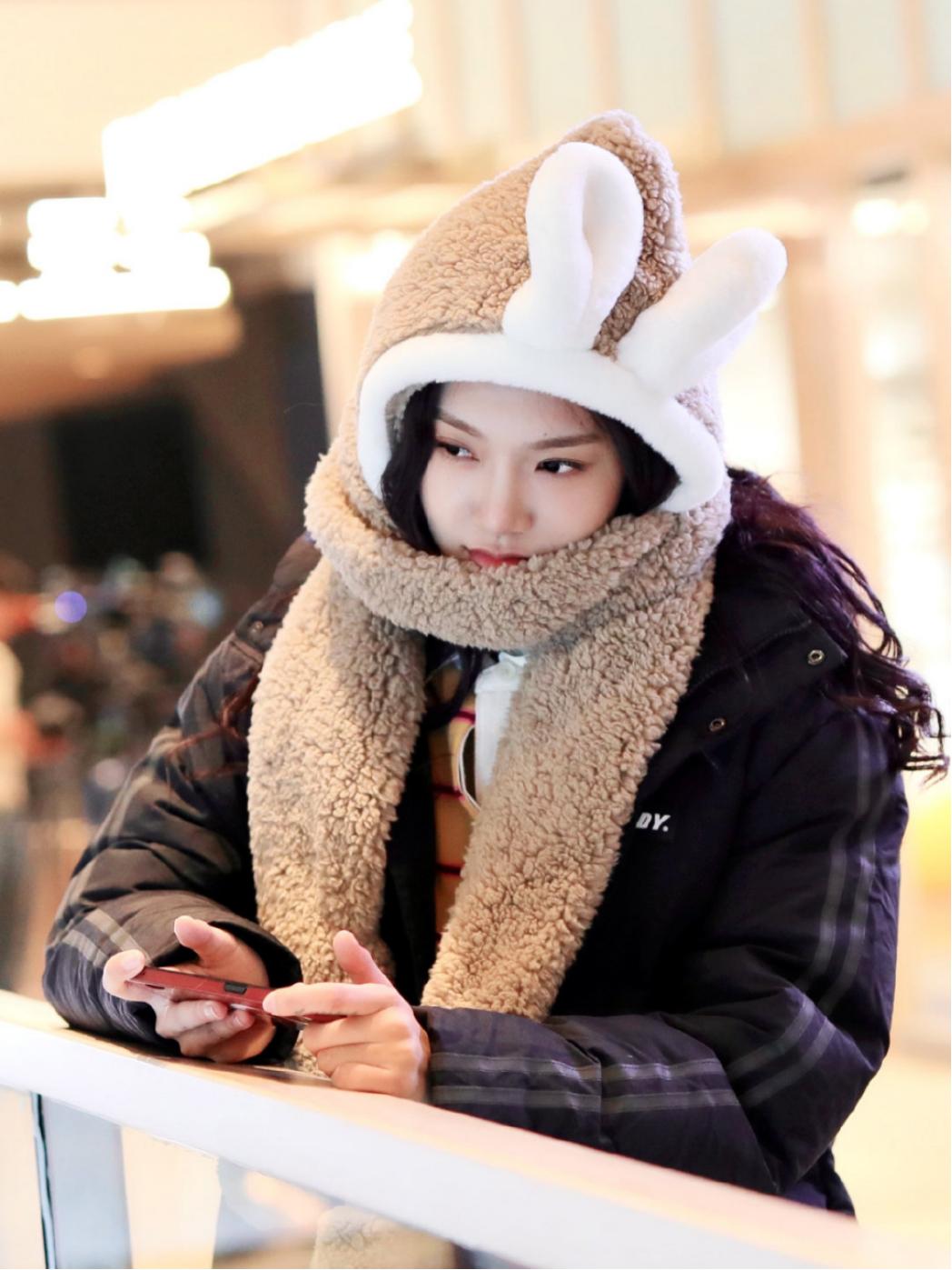 曾可妮同款羽绒服,曾可妮同款摇粒绒外套