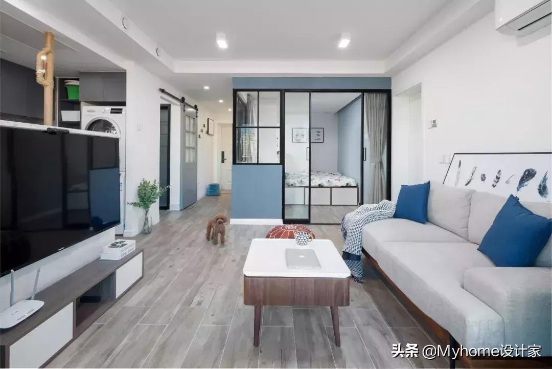 善用畸零地，北京68㎡扩容两房，猫柱让主子也疯狂！