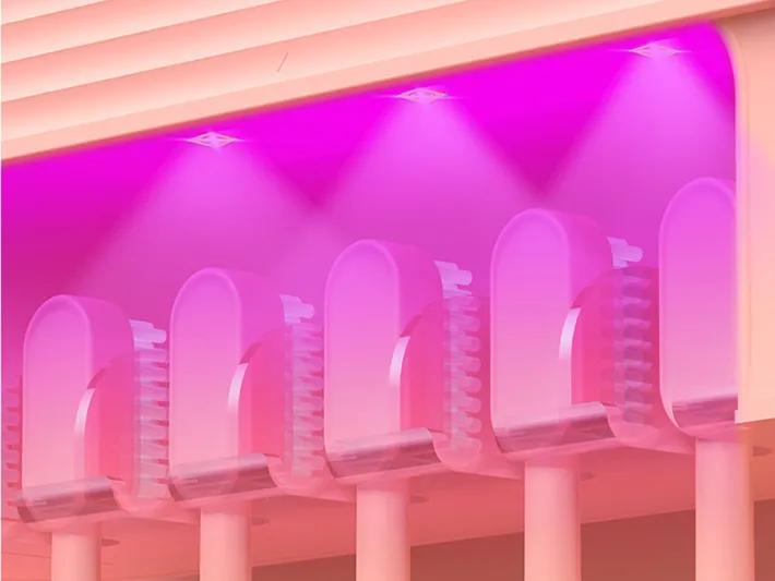 牙刷架那个灯真的能杀菌么,牙刷紫外线杀菌灯