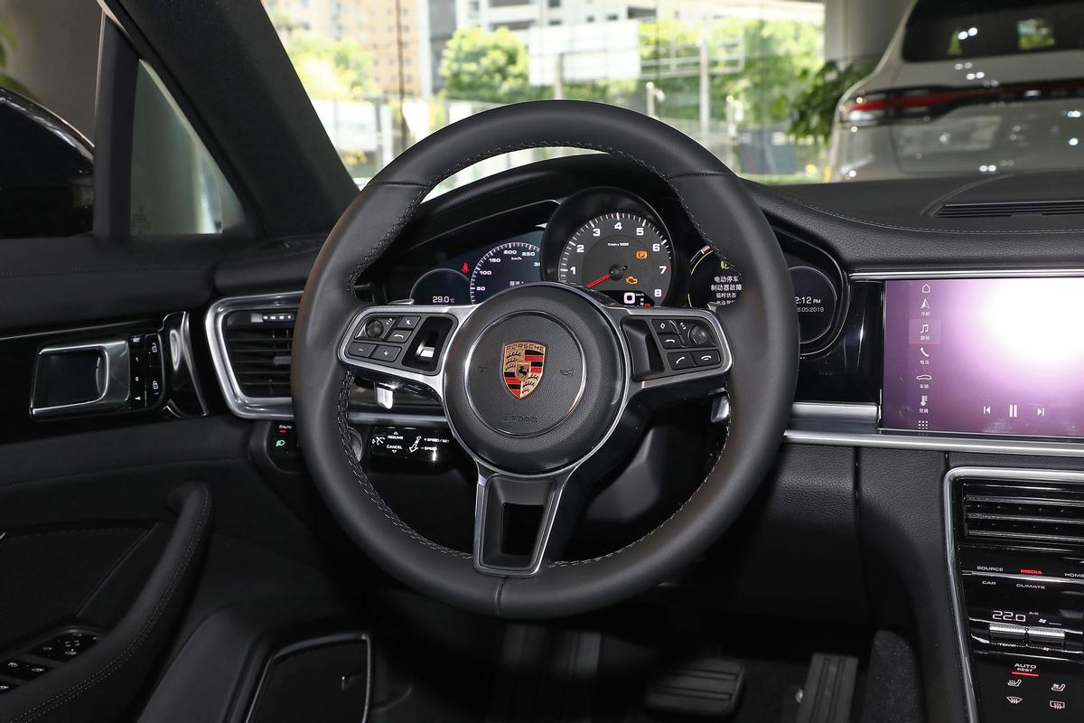 13款保时捷panamera换方向盘,panamera4-ehybrid方向盘电动调节