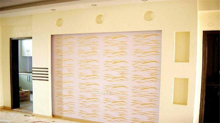 新型墙面涂料壁纸效果,液体壁纸和乳胶漆哪个更好