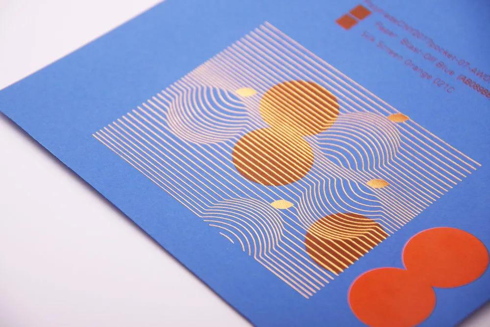 烫金烫银效果,红金烫金效果