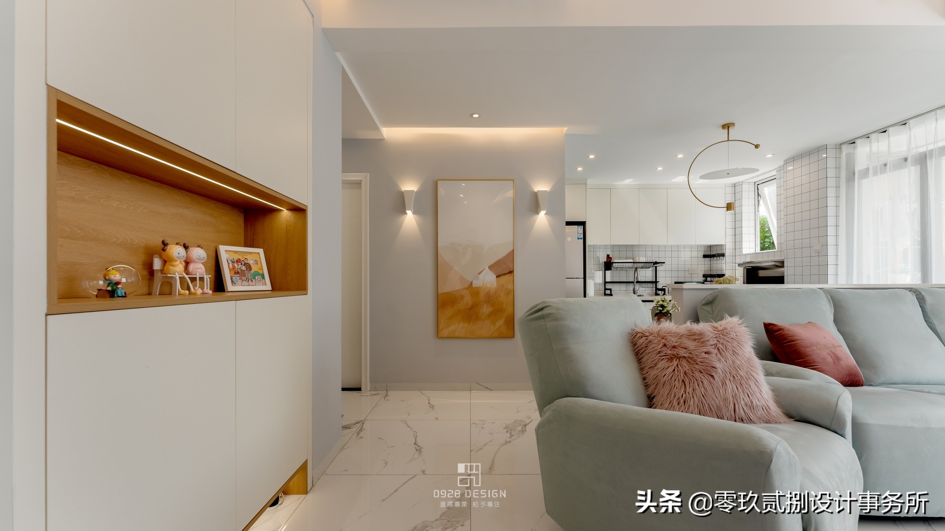 「零玖贰捌设计」65㎡“老破小”格局全改,变身阳光明媚小清新