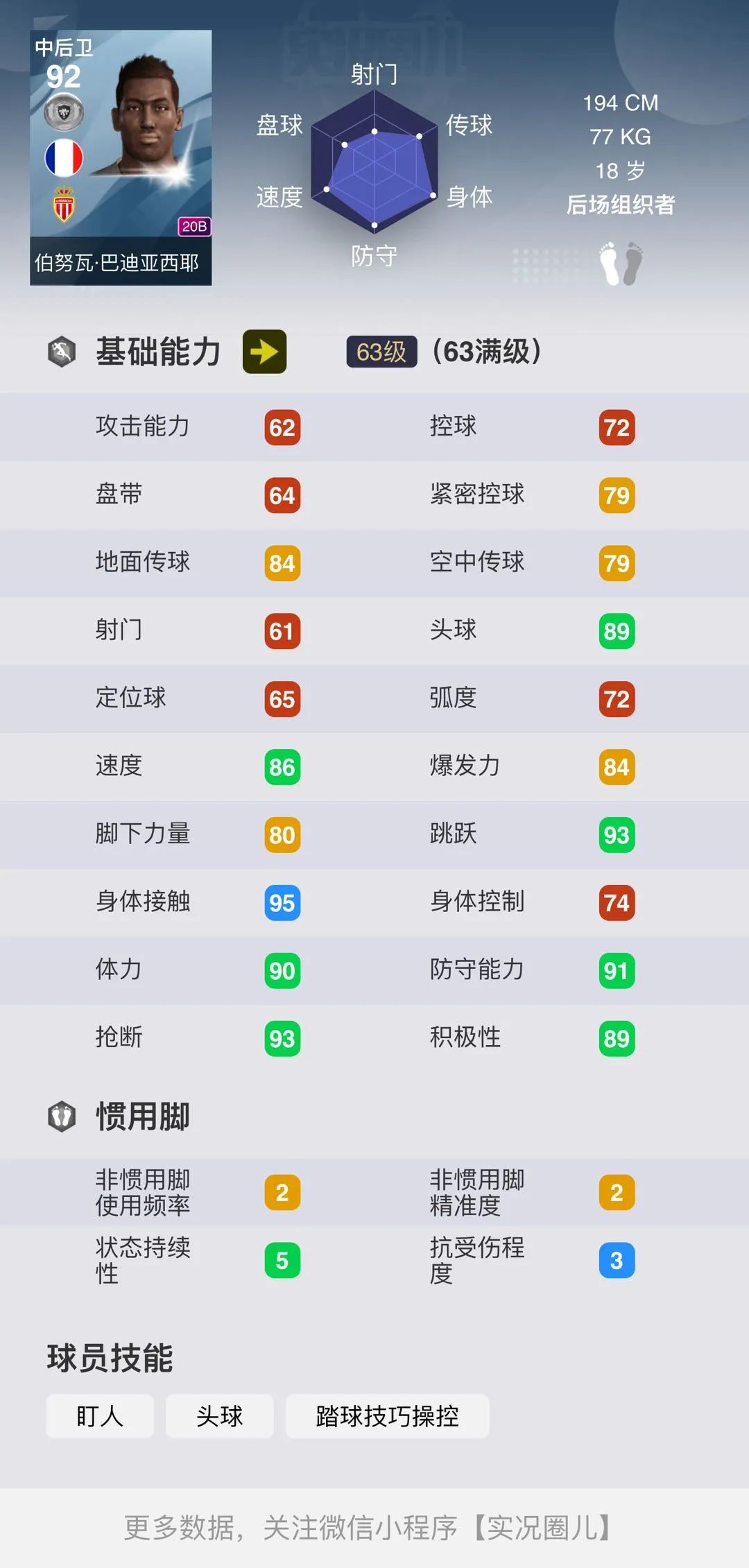 实况足球银球球员推荐,实况足球银球精选球员