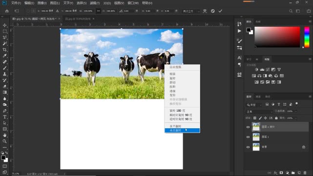 水面倒影ps羽化,ps更换天空加水面倒影