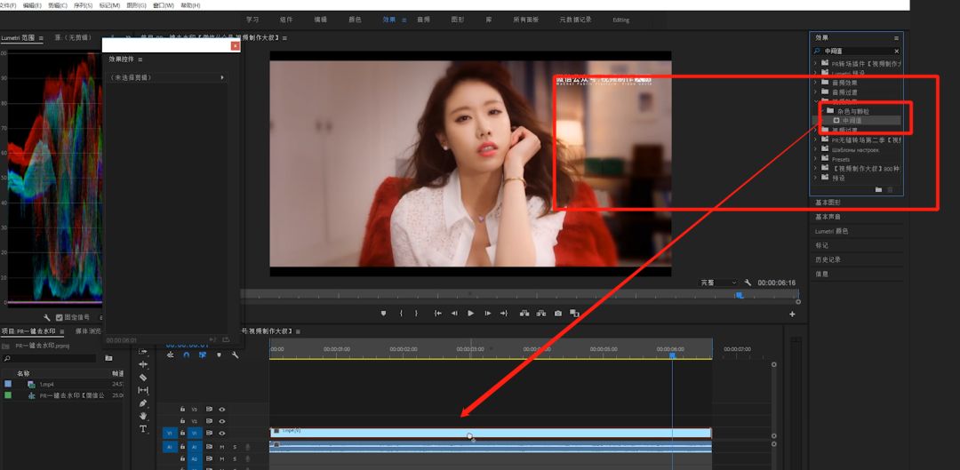 pr去水印最简单的方法,在pr中怎么去水印有几种方法