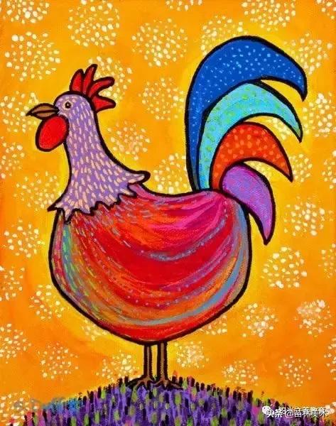 水粉作品风景清新,清凉一夏的水粉作品