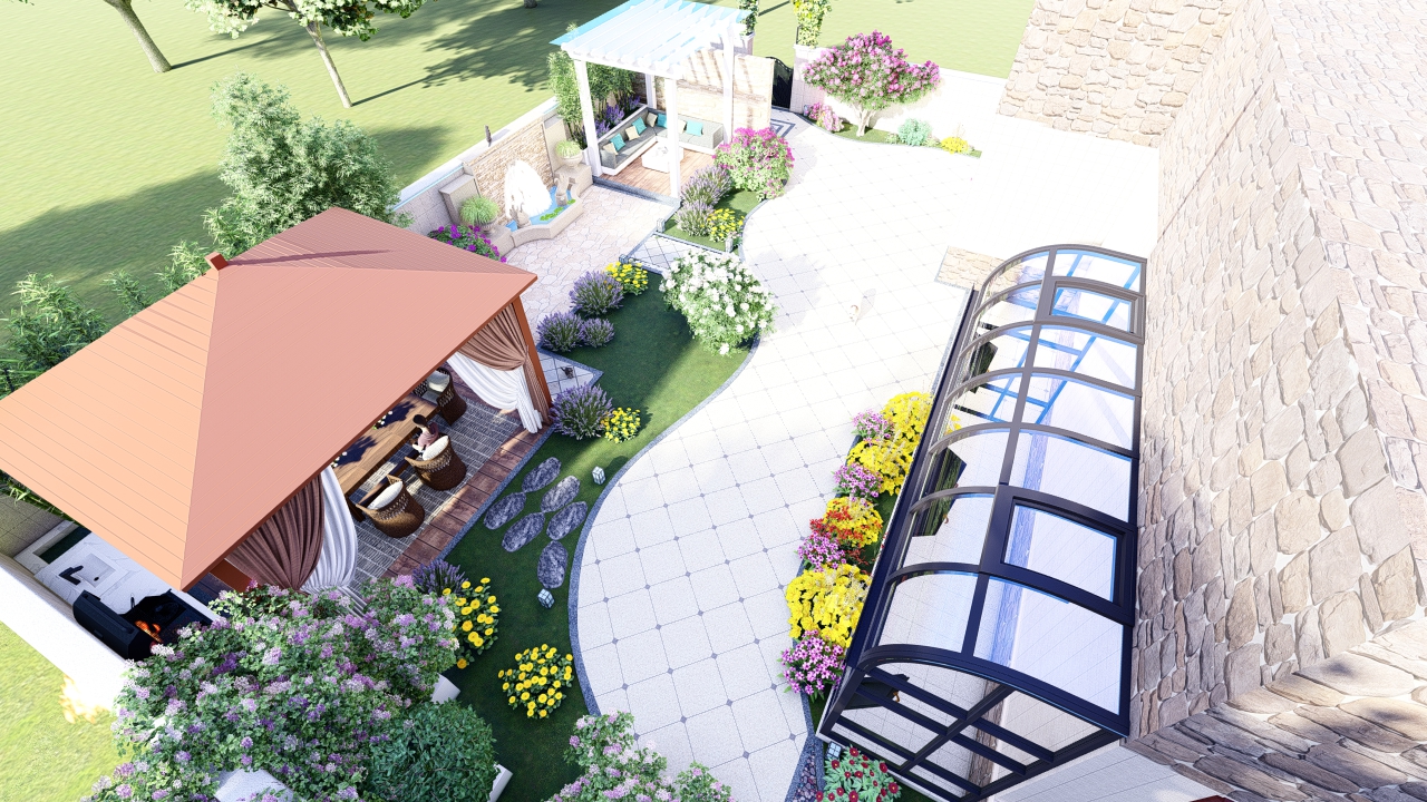 庭院遮风挡雨阳光房,100款阳光房庭院设计