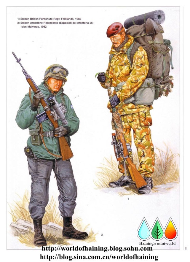 各时期战争中狙击手,战争时期各军的装备