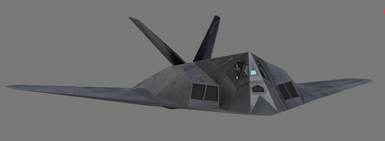 霸权急先锋夜鹰传奇！F117精细游戏模型展示可*载下**