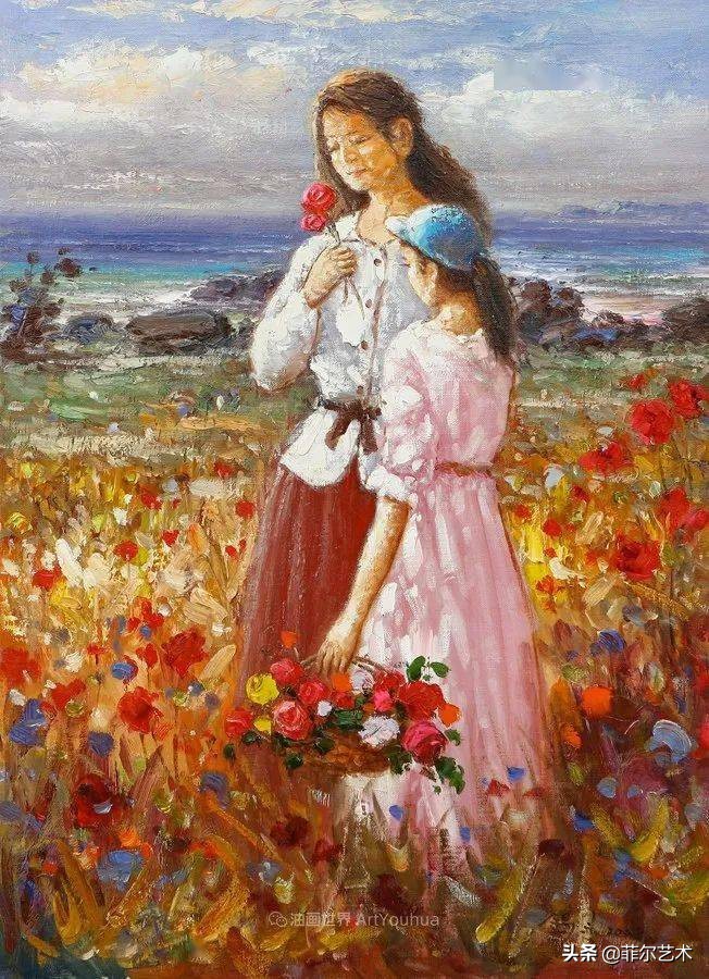 韩国画家朱世柱的作品非常出色，温暖、音乐和神秘