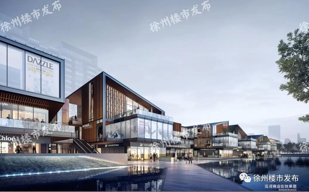 徐州新城区绿地缤纷城商业街,徐州新城绿地缤纷城