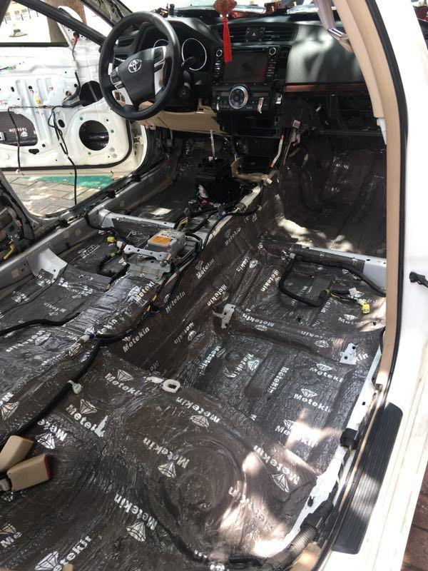 丰田锐志做全车隔音能降多少分贝,锐志全车隔音多少分贝