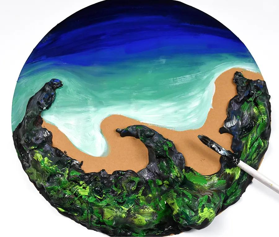 儿童画海洋生物简单画法,4-6岁儿童画海洋颜色