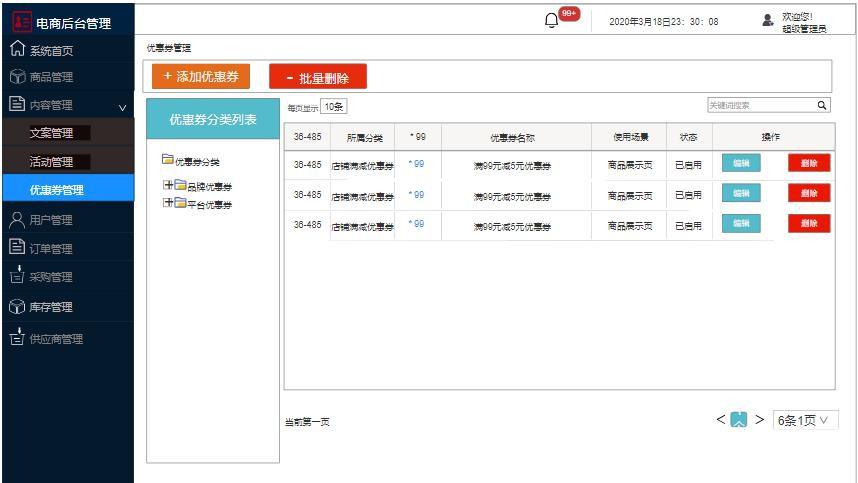 需求文档一般用什么软件,电商后台管理系统