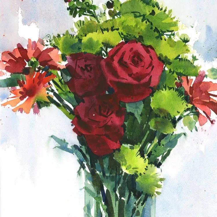 酣畅淋漓的水彩,酣畅淋漓水彩