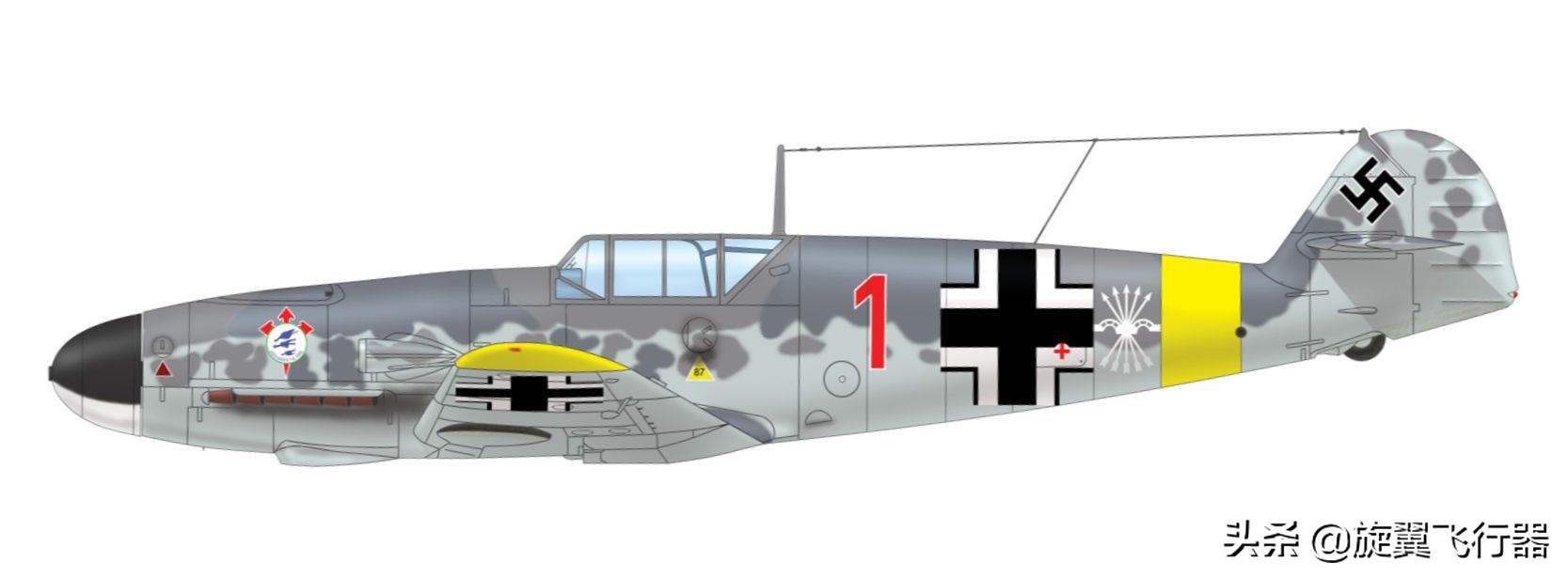 夹在E系列和G系列中的德国Bf-109F系列战斗机，同样相当出色