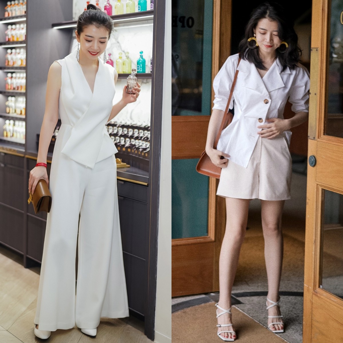 三木军绿色衬衫穿搭,三木衬衫烟管裤