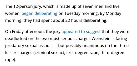 好莱坞大亨韦恩斯坦被判,韦恩斯坦最新判决
