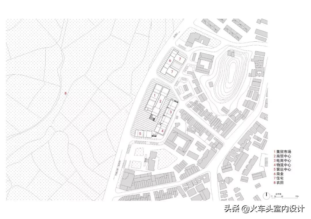 乡村布场设计,集镇改造设计效果图