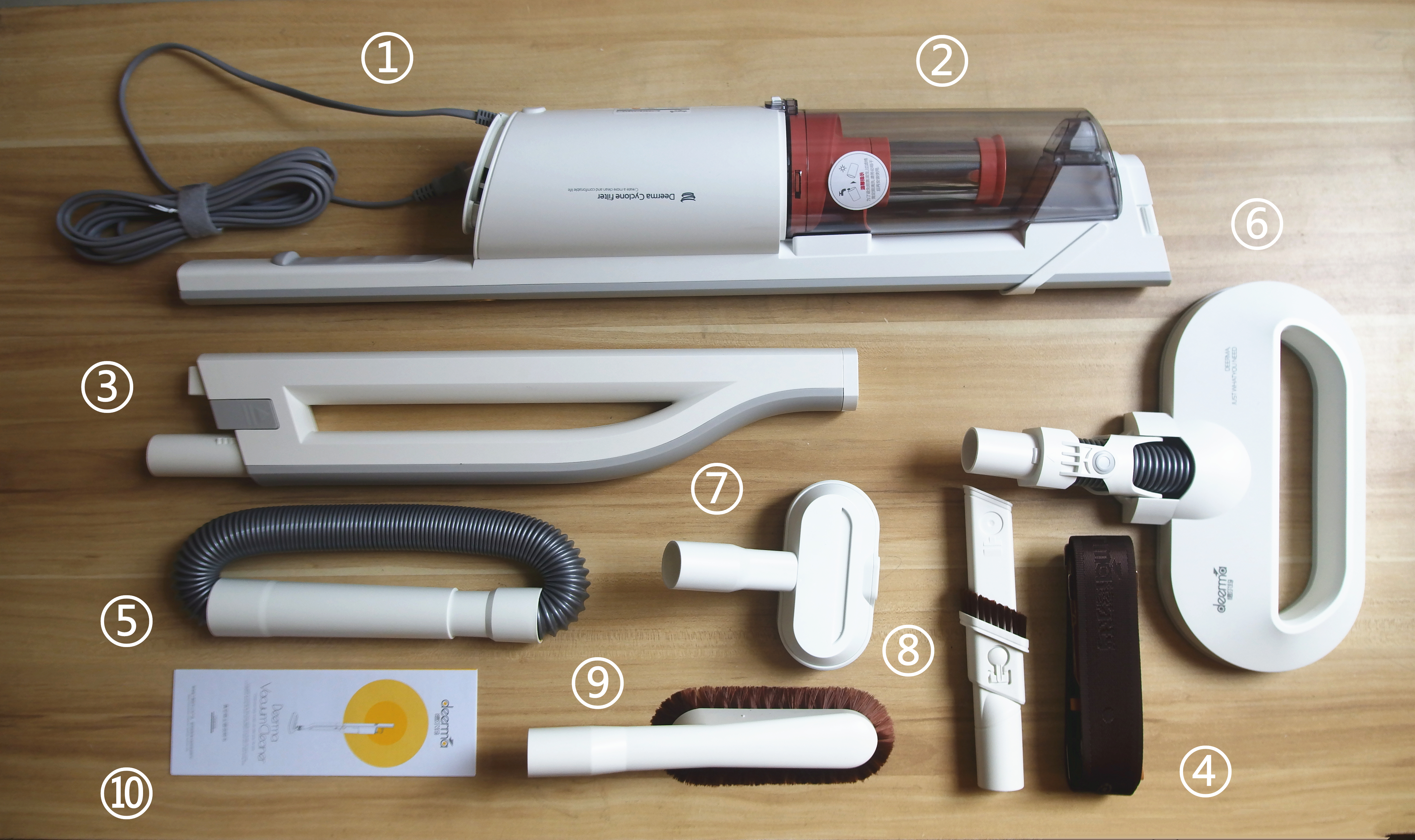 老表买了个小米有品上299的:德尔玛环吸背式吸尘器