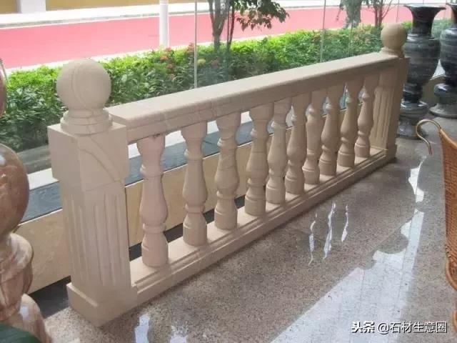 100种石材栏杆图片大全,汉白玉石柱栏杆多少钱一米