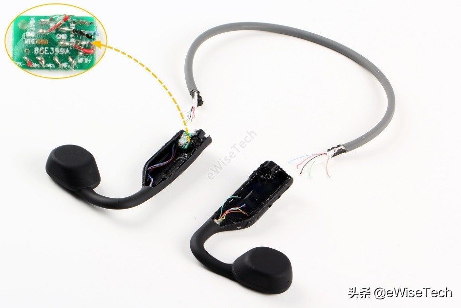 骨传导耳机的拆解,aftershokz韶音骨传导耳机650