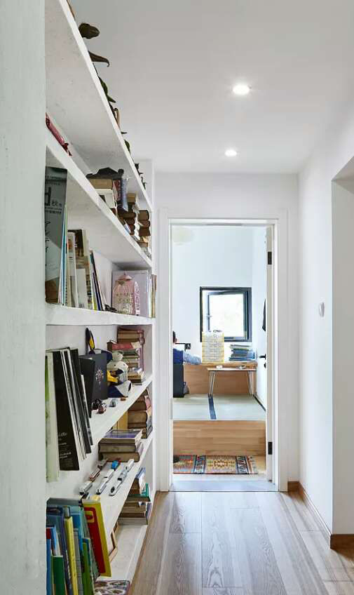 房屋走廊尽头空间怎么利用,房子有很长的走廊怎么利用