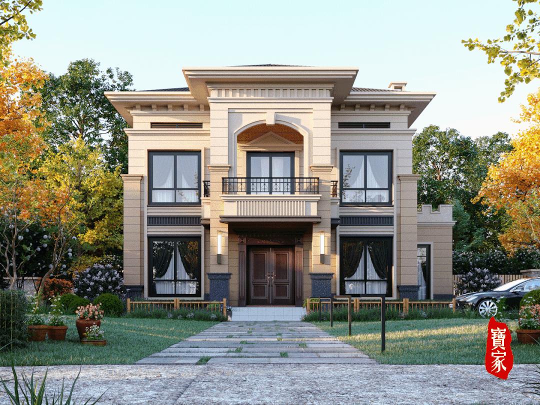 这栋和明信片一样美的乡村别墅样板间，会落在你家宅基地吗？