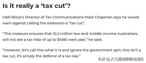 重大消息：1000多万澳大利亚人将获得1080澳元退税