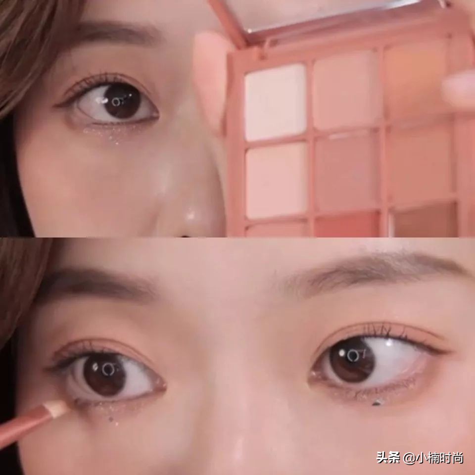 眼妆矫正眼型,大小眼化妆调整眼型