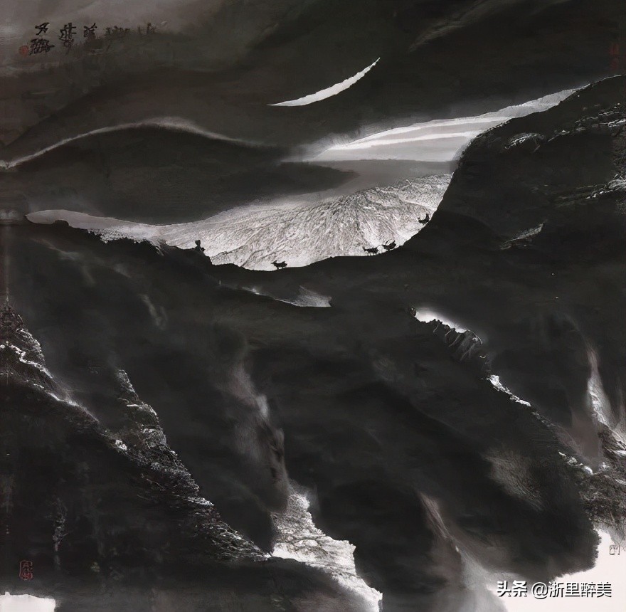 他师从李可染，一生专注画太行山：用一滴墨画出中国极致山水之美