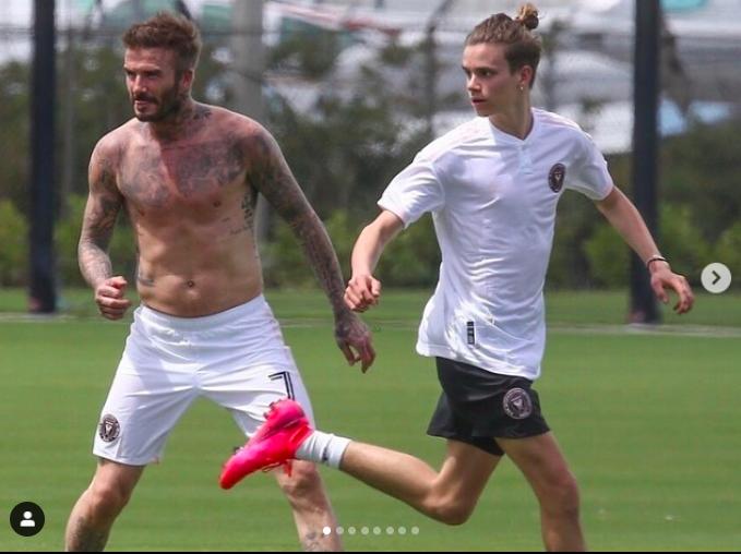 贝克汉姆大秀身材,贝克汉姆抗击疫情视频