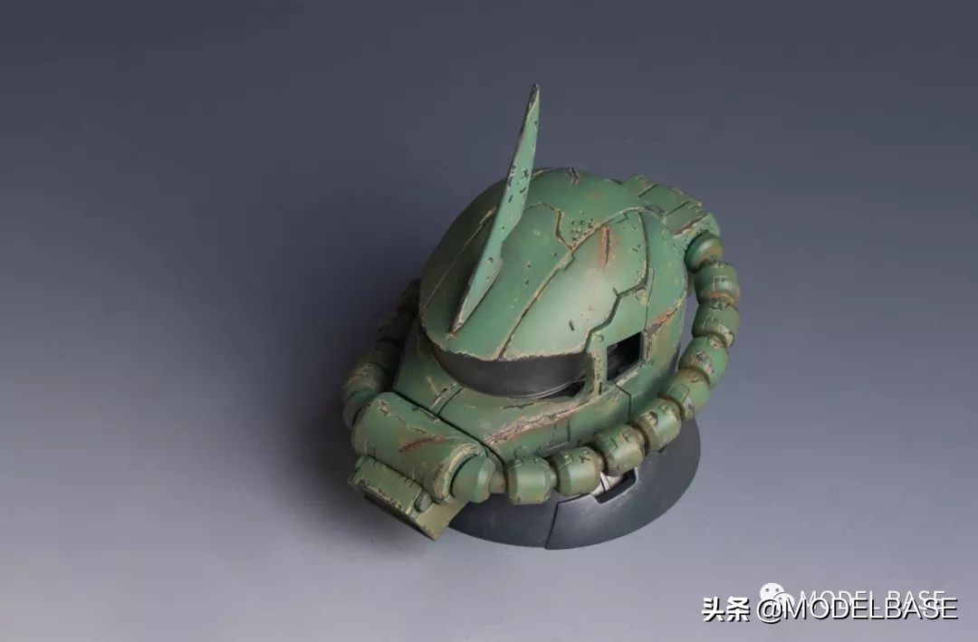 扎古扭蛋头组装,万代蓝标扎古和红标扎古