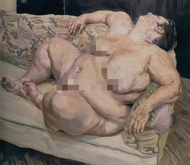 画家弗洛伊德为英女王画像,弗洛伊德为女皇画像