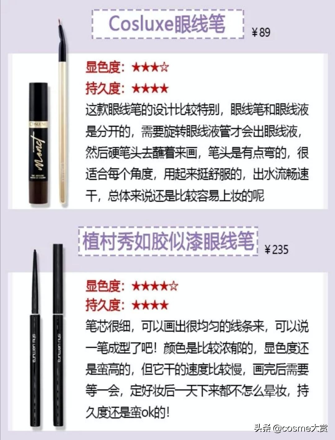 网红推荐便宜安全的眼线笔9.9,眼线笔热榜推荐