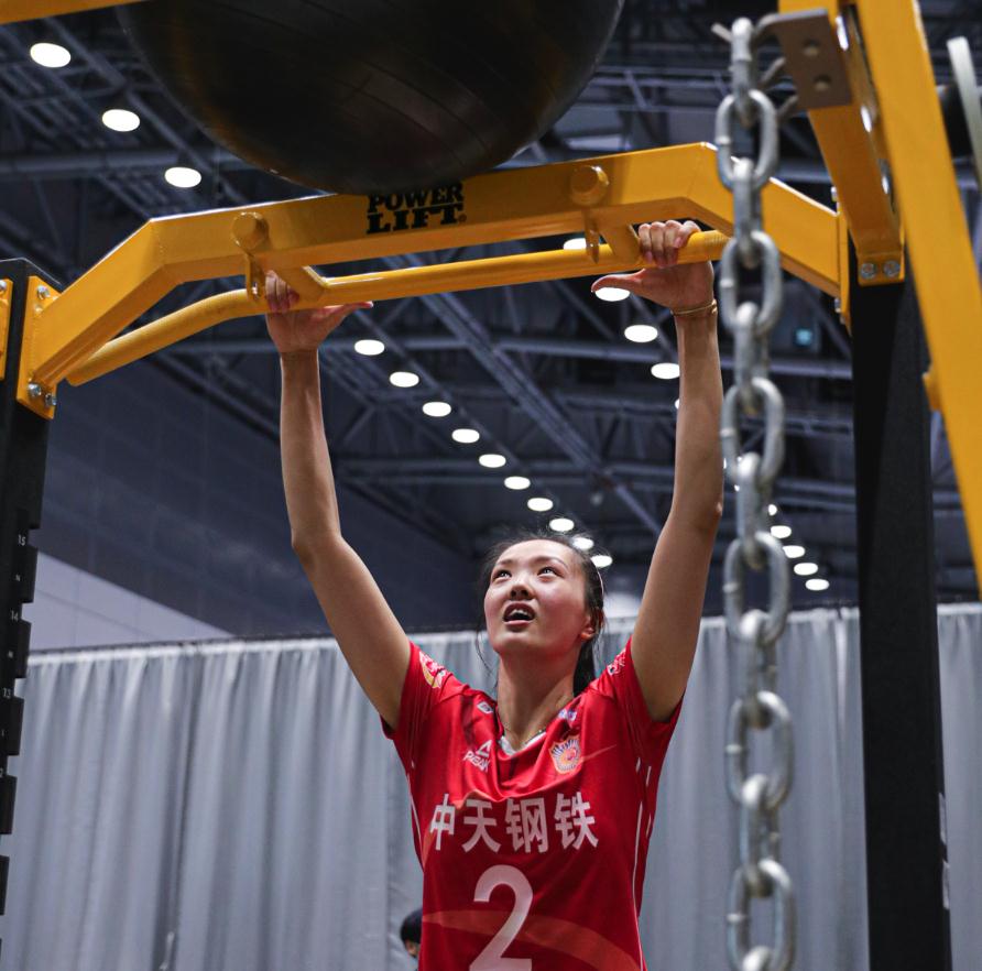 女排体测仰卧,女排摸高体测