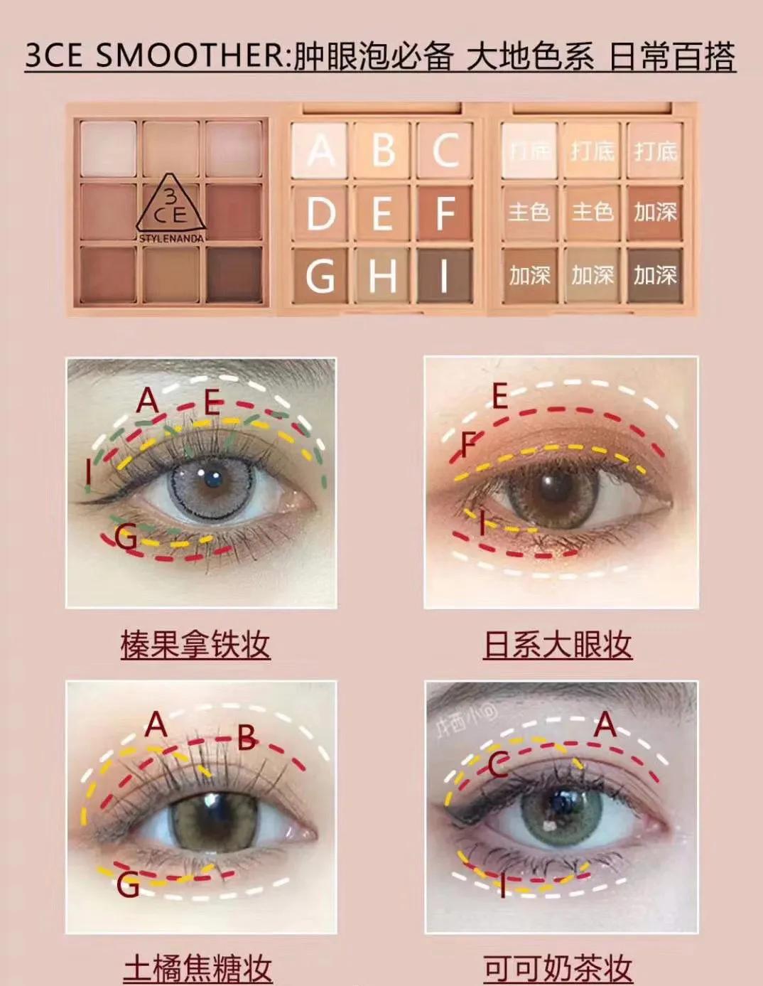 大地色系眼影NYX,眼影大地色画法用手画