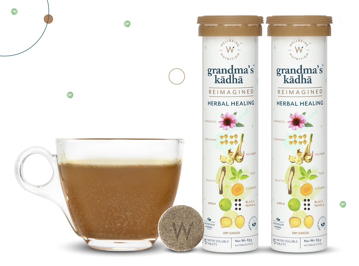 grandmas-kadha印度泡腾片包装设计via:Stratedgy
