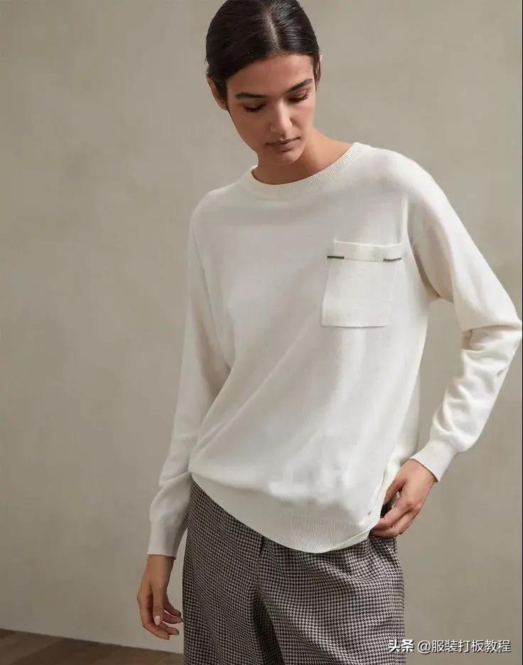 针织圆形口袋视频教程,针织开衫口袋怎么织