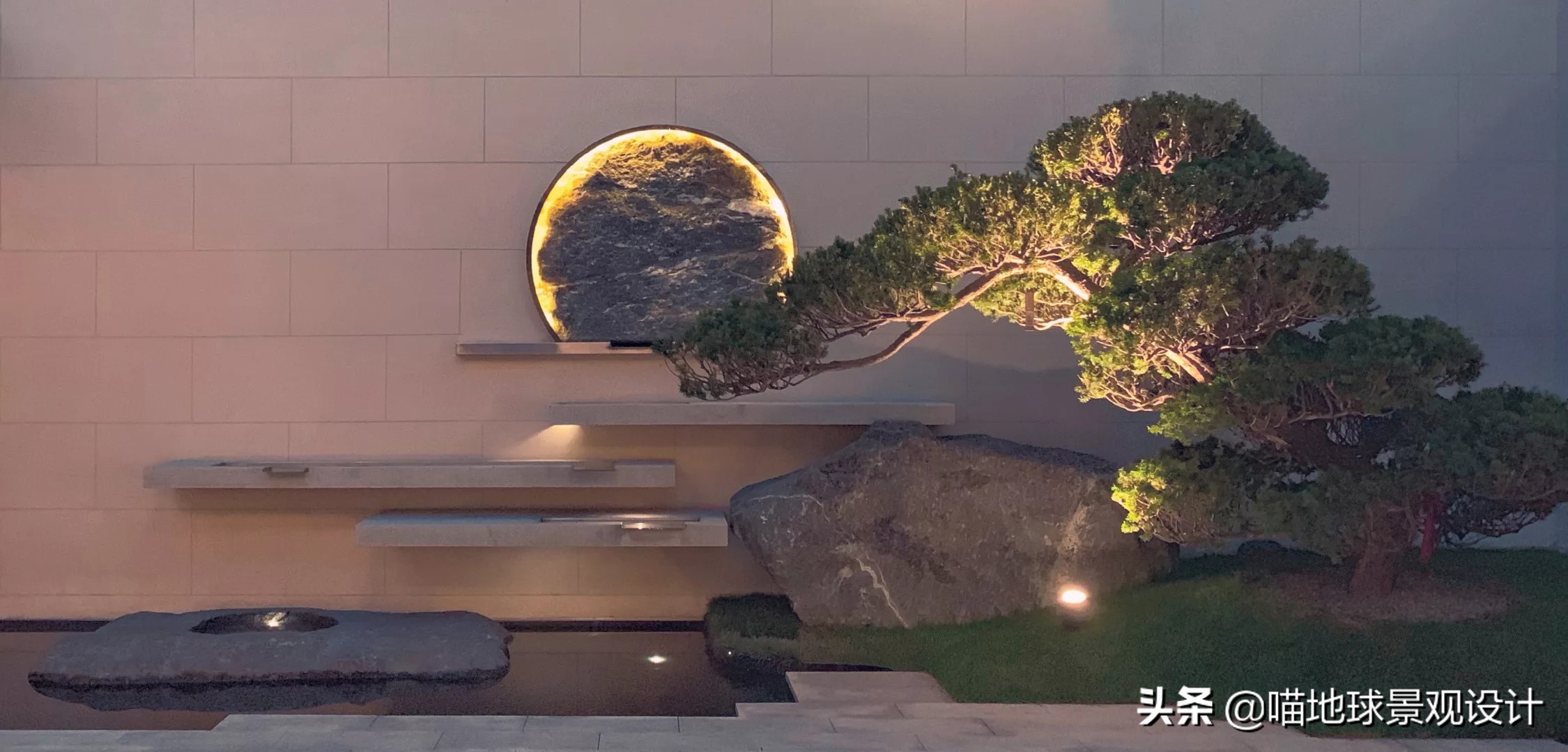 十个绝美别墅庭院墙设计,别墅边户庭院景观设计效果图