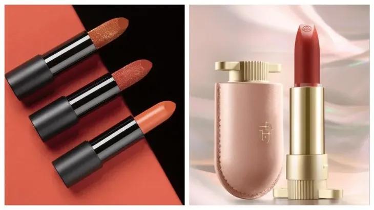 真正的口红造型,国风口红什么颜色好