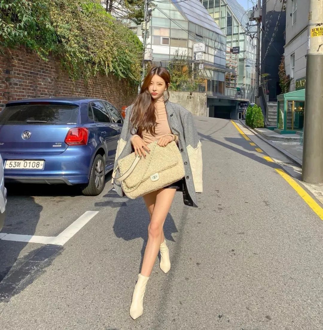 外套+小高领，时髦又保暖