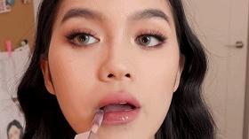 欧美法式自然妆,泰式大气妆容适合口红