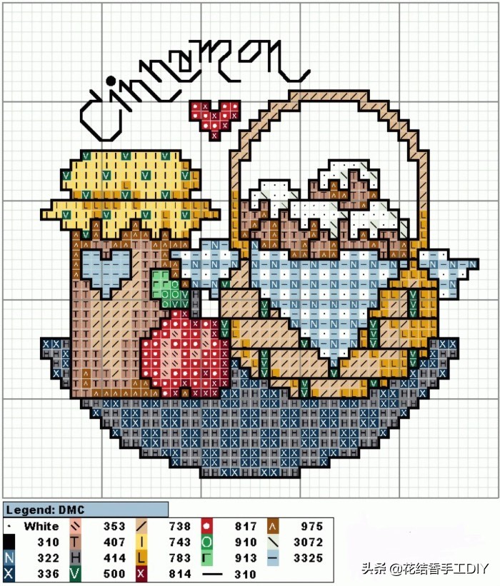 小型十字绣图案大全免费,简单好绣的十字绣图案