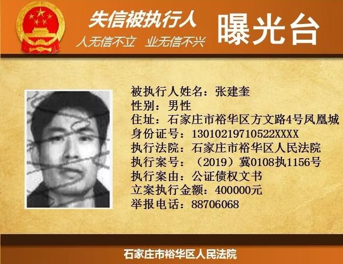石家庄失信人名单查询,石家庄失信人员名单查询官网
