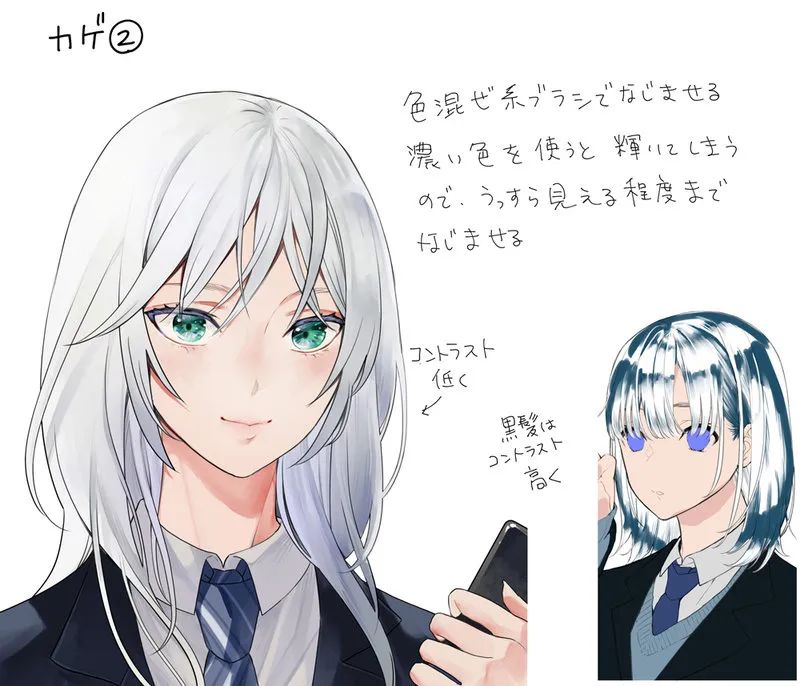 绘画教程指绘头发,作画教程简单