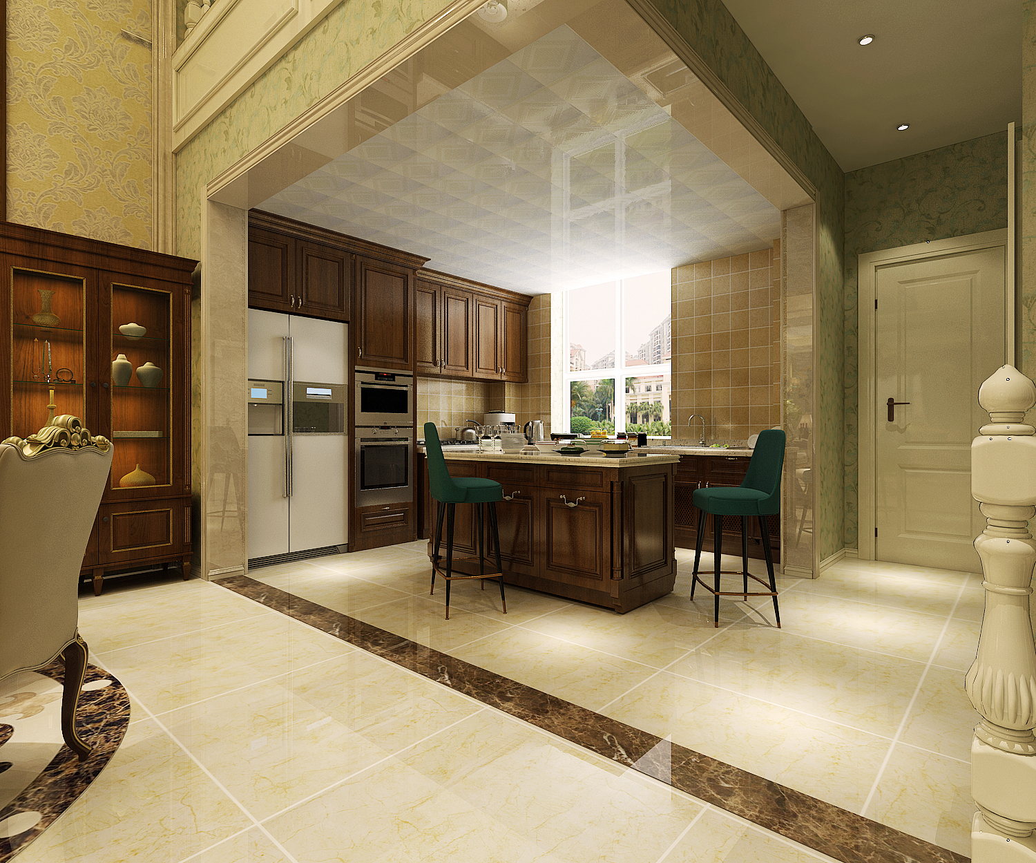 自带家庭影院的欧式别墅,400㎡尽显奢华大气,开启你的浪漫生活