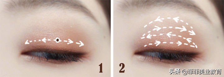 单眼皮眼睛放大的眼妆教程简单,初学者单眼皮眼妆教程肿眼泡